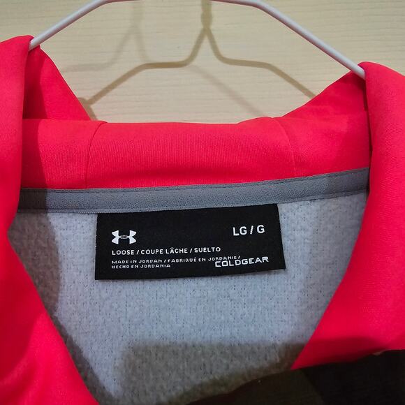 Under Armour Women's Gray Camo Hoodie Pullover with Kangaroo Pockets Size LG - Picture 5 of 5